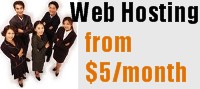 Web Hosting from just $5 per month!